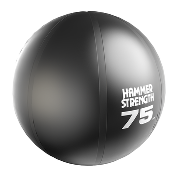 Pelota de estabilidad Hammer Strength, accesorio de entrenamiento con superficie de color, ideal para mejorar el equilibrio y la fuerza.