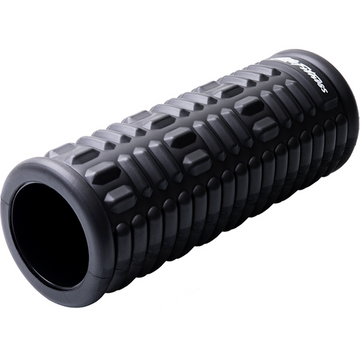 Rodillo de espuma Life Fitness Firme para ejercicios de entrenamiento y recuperación muscular, en color negro.