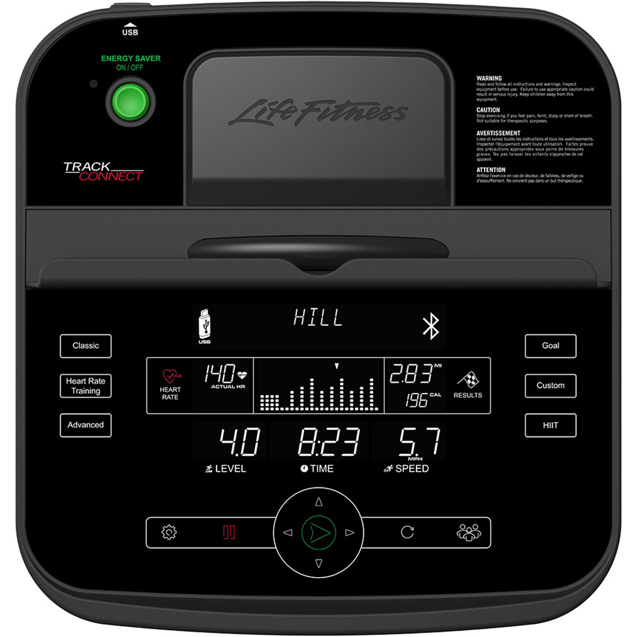 Eliptica Life Fitness E3 con Consola Track - 0